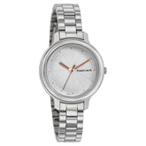 Fastrack, Women's  Watch Analog, White Dial Stainless Steel Strap, 6202SM02